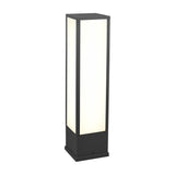 Fuerte LED Square Outdoor Lamp Post – Anthracite