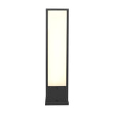 Fuerte LED Square Outdoor Lamp Post – Anthracite