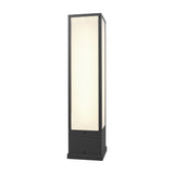 Fuerte LED Square Outdoor Lamp Post – Anthracite