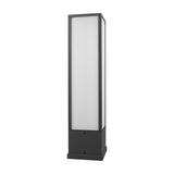 Fuerte LED Square Outdoor Lamp Post – Anthracite