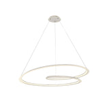 Looping LED Suspension Light 54W 3000K - White
