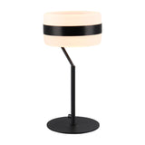 Dios LED Glass Table Lamp – Matt Black