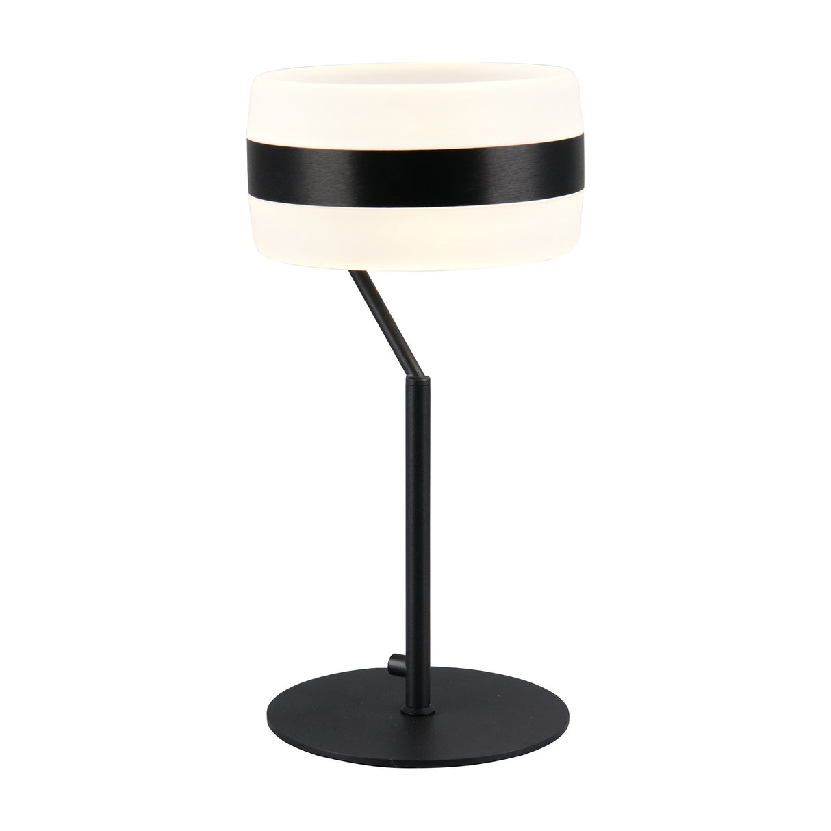 Dios LED Glass Table Lamp – Matt Black