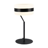 Dios LED Glass Table Lamp – Matt Black