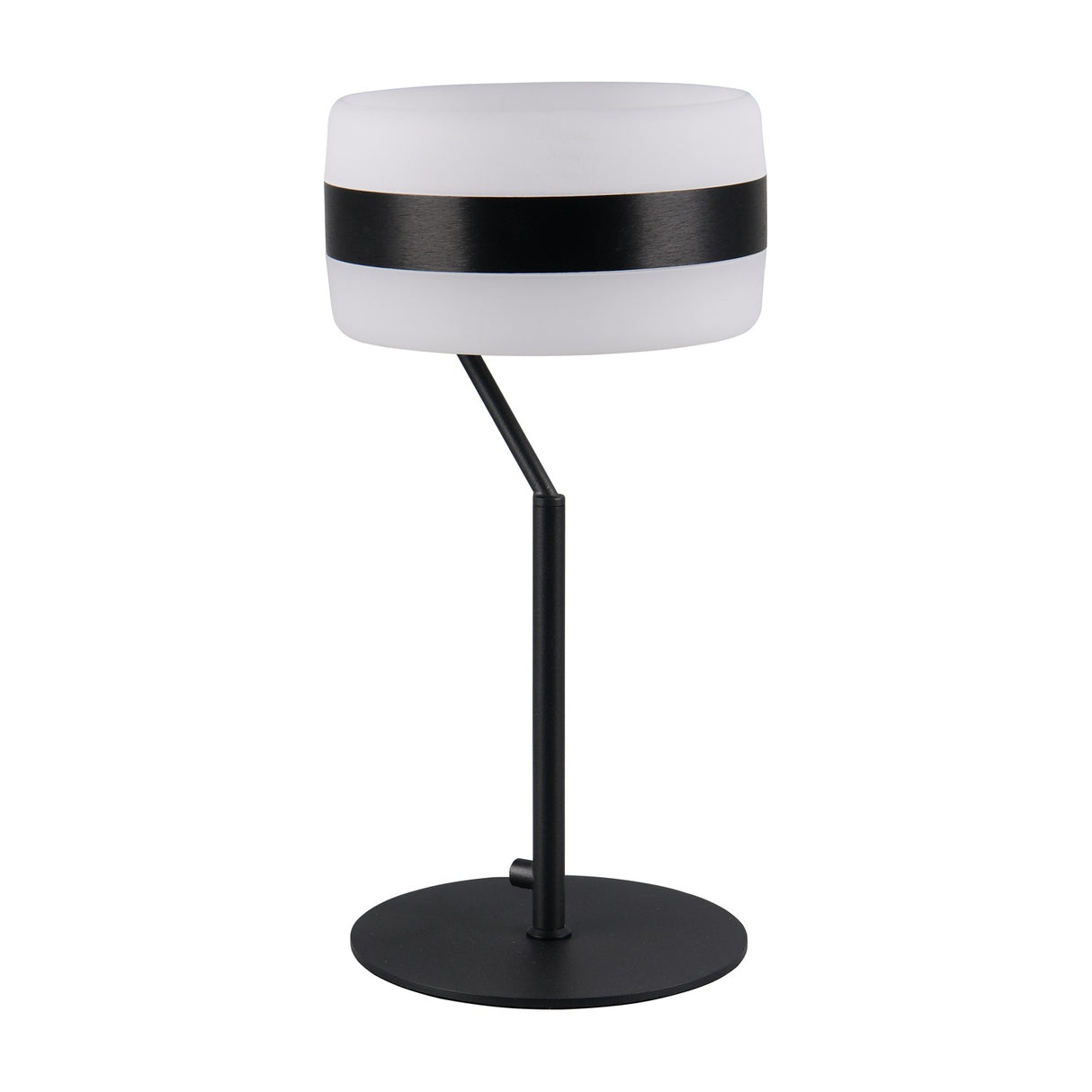 Dios LED Glass Table Lamp – Matt Black
