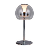 Flynt LED Glass Table Lamp – Chrome