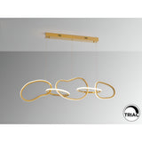 Nexo Dimmable LED Light Linear Suspension 75W 3000K - Gold
