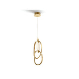 Nexo Dimmable LED 3 Light Pendant 39W 3000K - Gold