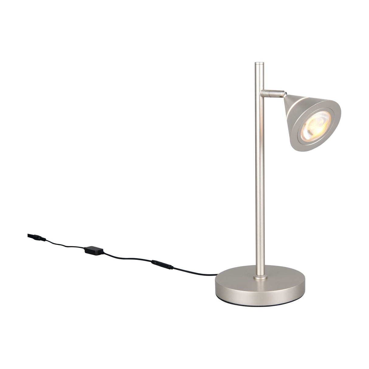 Romeo LED Table Lamp – Satin Nickel