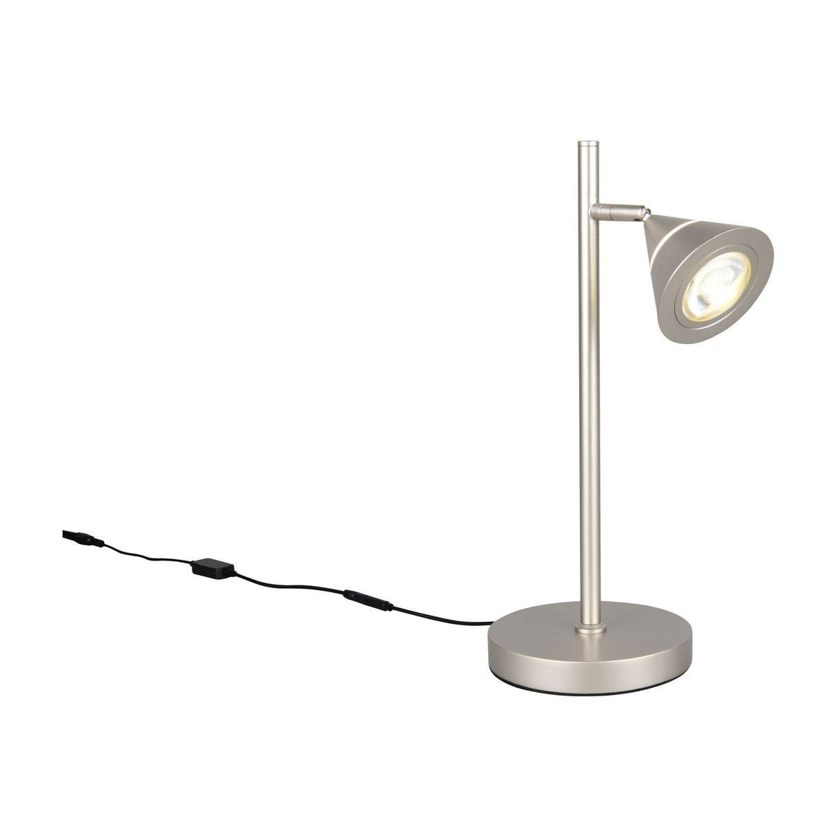 Romeo LED Table Lamp – Satin Nickel