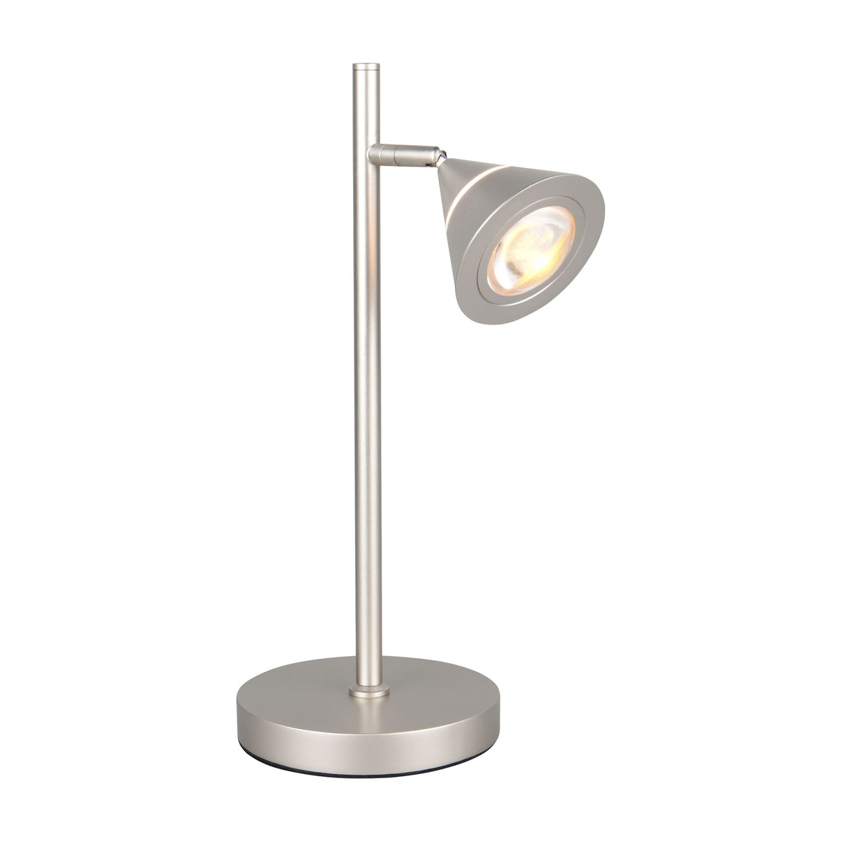 Romeo LED Table Lamp – Satin Nickel