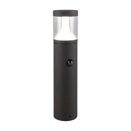 Tagus 50cm LED PIR Outdoor Lamp Post – Anthracite