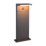 Ravi LED Grey PIR Outdoor Lamp Post – Anthracite
