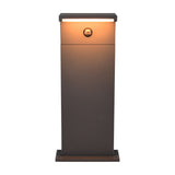 Ravi LED Grey PIR Outdoor Lamp Post – Anthracite