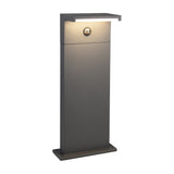 Ravi LED Grey PIR Outdoor Lamp Post – Anthracite