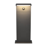 Ravi LED Grey PIR Outdoor Lamp Post – Anthracite