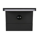 Ravi LED Grey PIR Outdoor Lamp Post – Anthracite