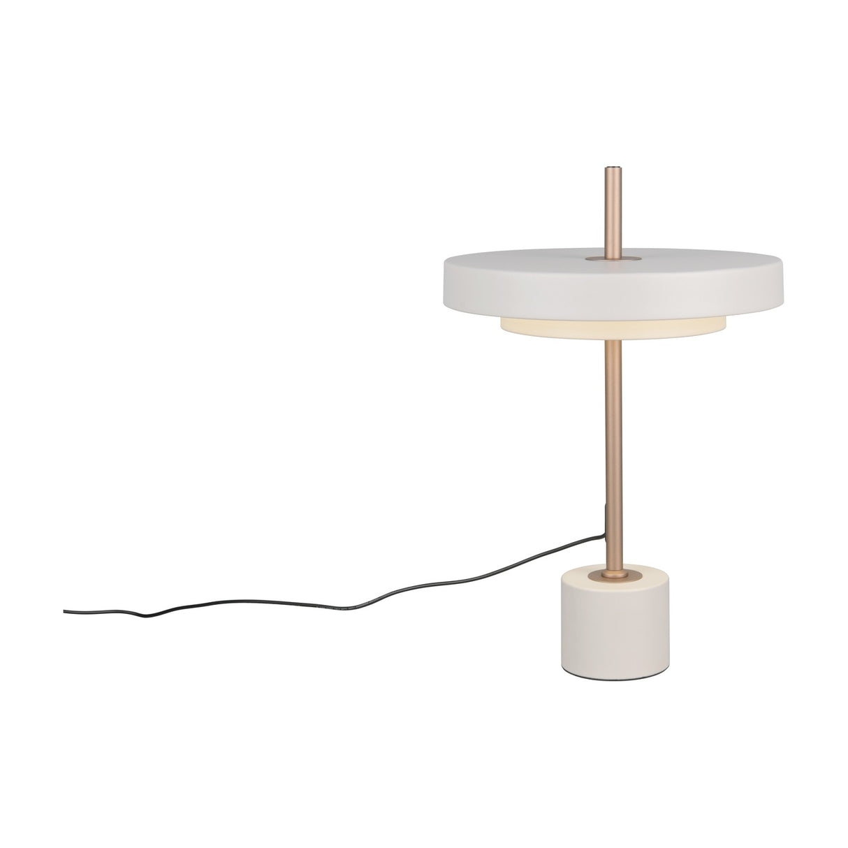 Keaton LED Table Lamp – Warm Grey