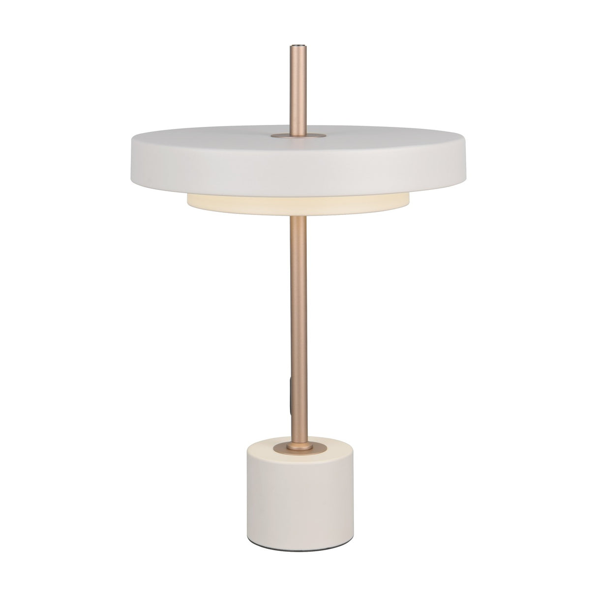 Keaton LED Table Lamp – Warm Grey