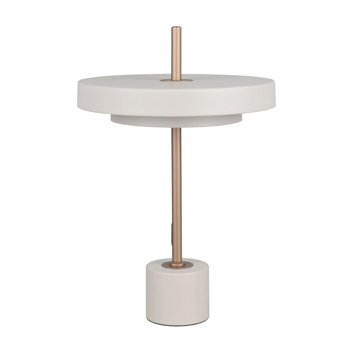 Keaton LED Table Lamp – Warm Grey