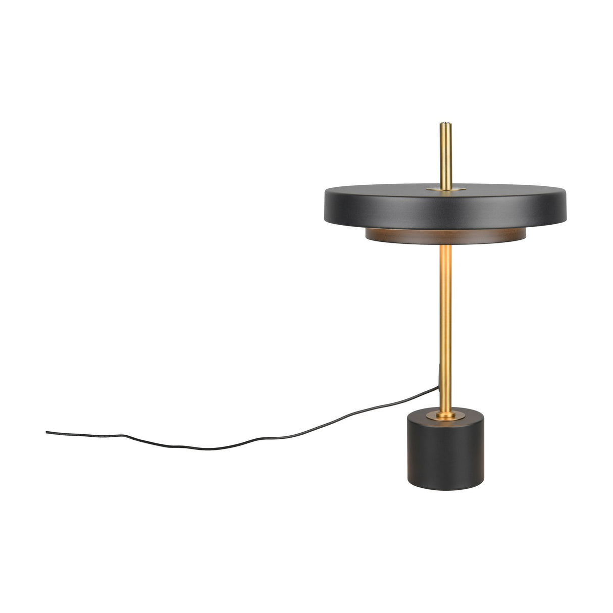Keaton LED Table Lamp – Black & Gold