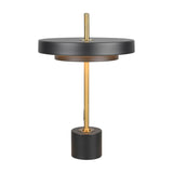 Keaton LED Table Lamp – Black & Gold