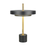 Keaton LED Table Lamp – Black & Gold