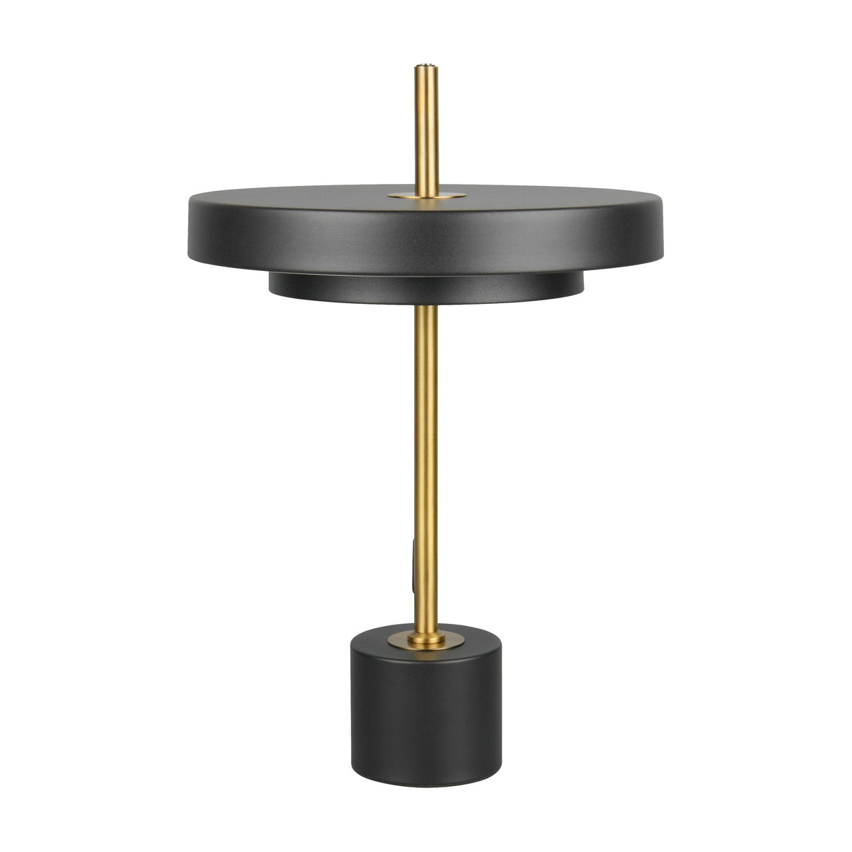 Keaton LED Table Lamp – Black & Gold