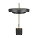 Keaton LED Table Lamp – Black & Gold