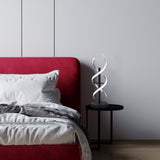 Sequence LED Table Lamp – Brushed Aluminium