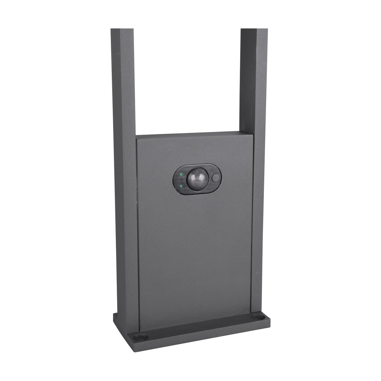 Malawi Solar LED Grey PIR Lamp Post – Anthracite