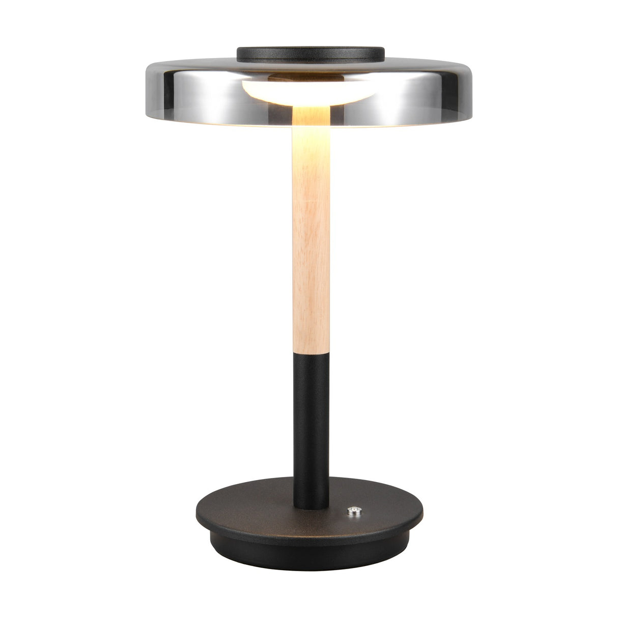 Celeste LED Glass Table Lamp – Matt Black