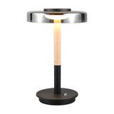 Celeste LED Glass Table Lamp – Matt Black