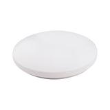 Zero Smart 38cm round flush ceiling light with white acrylic diffuser and low-profile metal frame, shown on a plain white background.