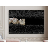 Poesia Erased Art Photography Print – 180x120cm