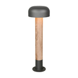 Fraser 54cm Outdoor Lamp Post – Wood Effect