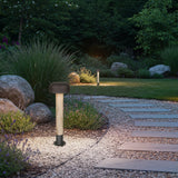 Fraser 54cm Outdoor Lamp Post – Wood Effect