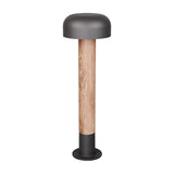 Fraser 54cm Outdoor Lamp Post – Wood Effect