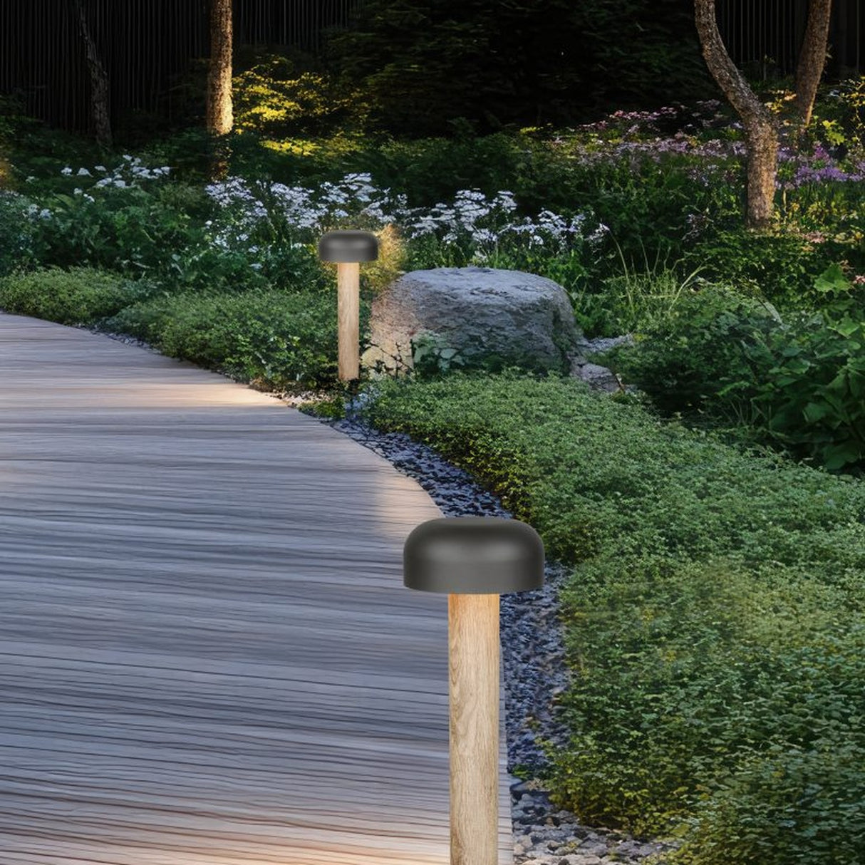Fraser 54cm Outdoor Lamp Post – Concrete
