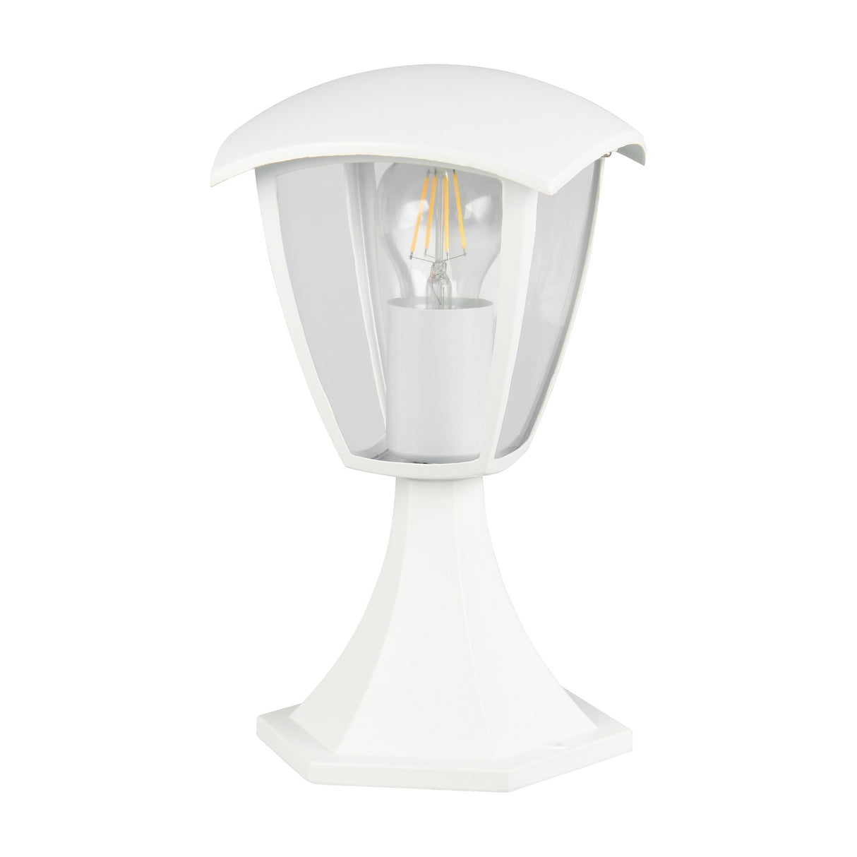 Venta Lantern Outdoor Lamp Post – Matt White