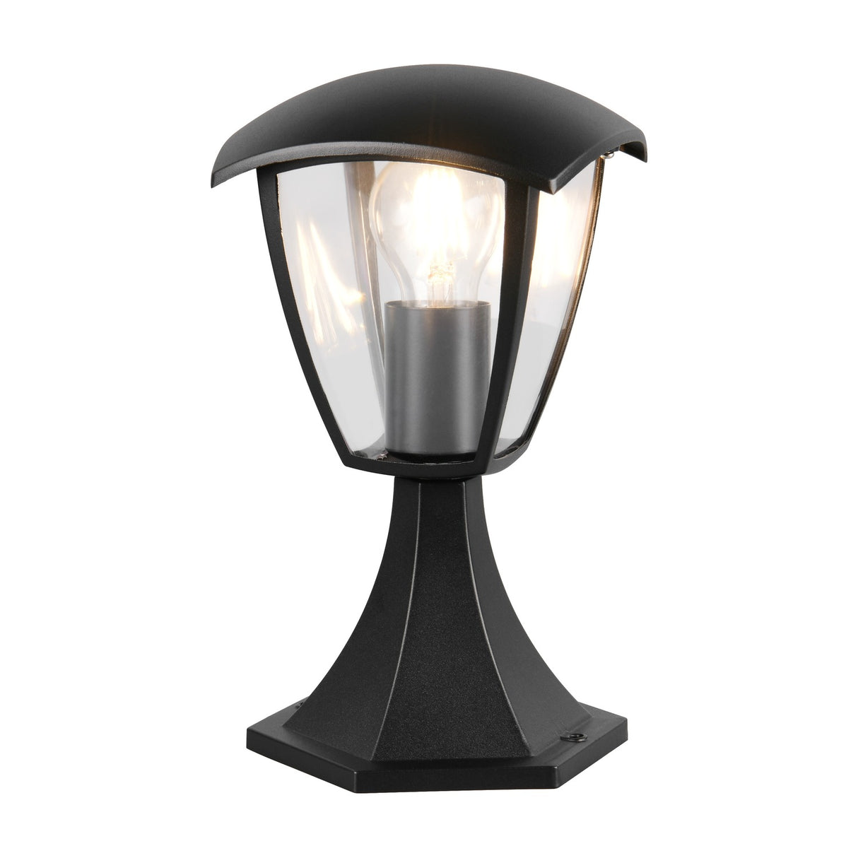 Venta Lantern Outdoor Lamp Post – Matt Black