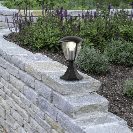 Venta Lantern Outdoor Lamp Post – Matt Black