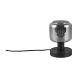 Mataro Glass Table Lamp – Matt Black