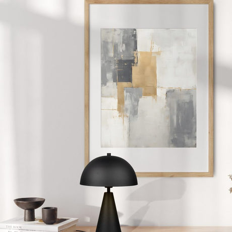 Alfie Dome Table Lamp – Matt Black