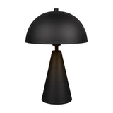 Alfie Dome Table Lamp – Matt Black