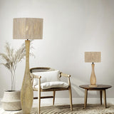 Toba Wooden Table Lamp – Natural