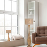 Toba Wooden Table Lamp – Natural