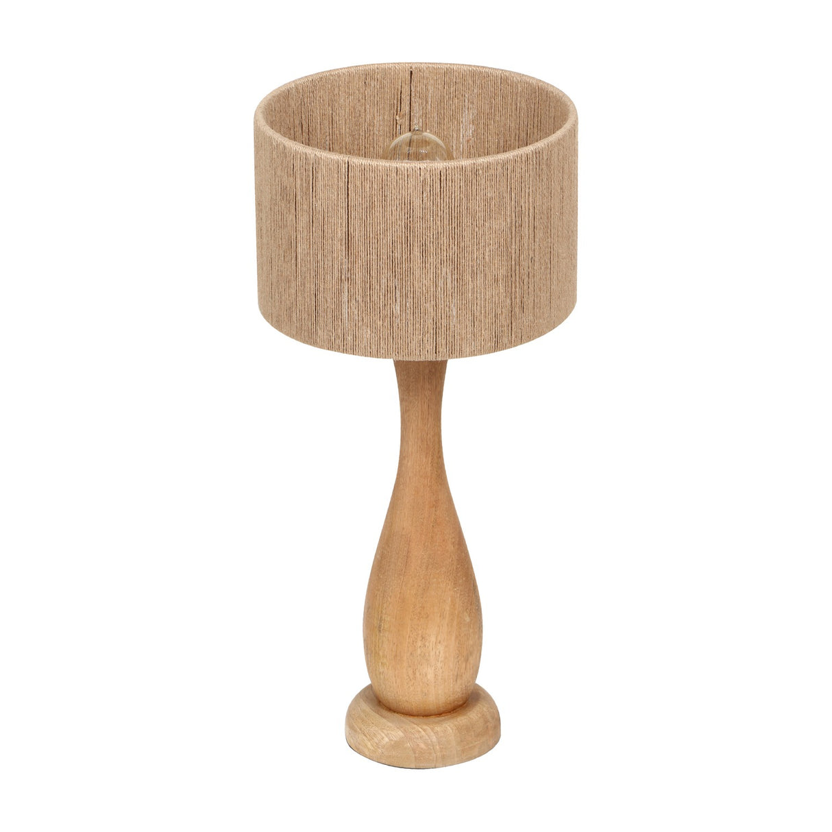 Toba Wooden Table Lamp – Natural