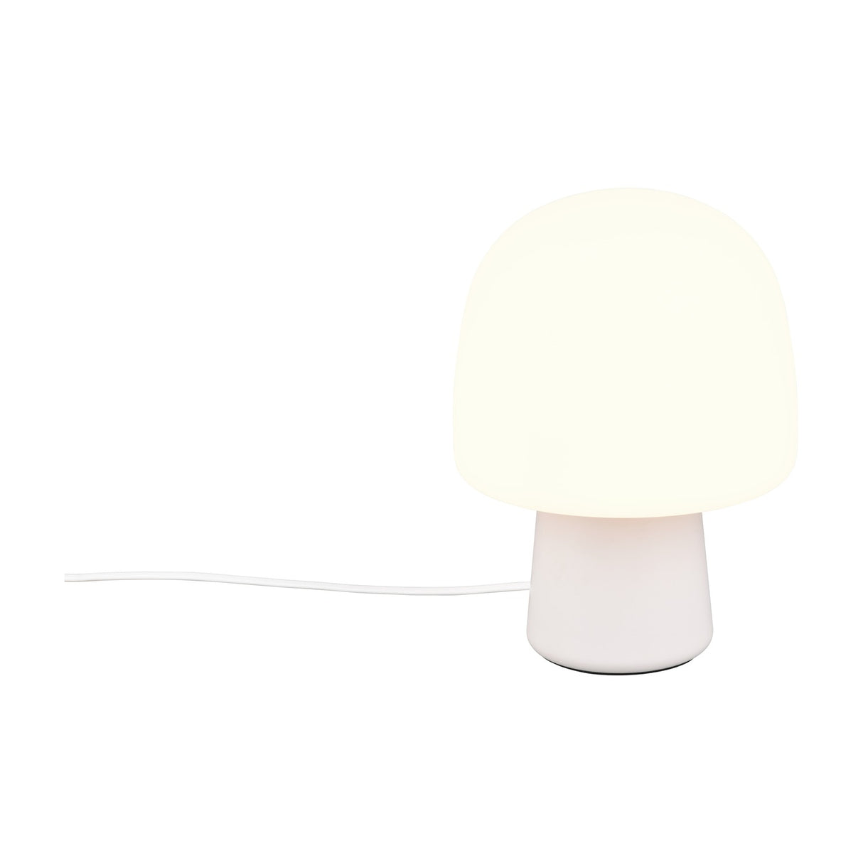 Steen Glass Table Lamp – Warm Grey