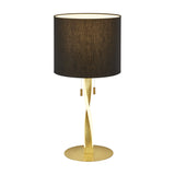 Nandor LED Fabric Table Lamp – Gold